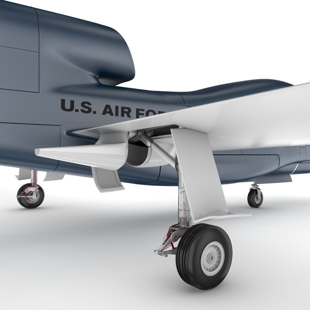 Northrop Grumman RQ-4 Global Hawk Aircraft 3D model_14