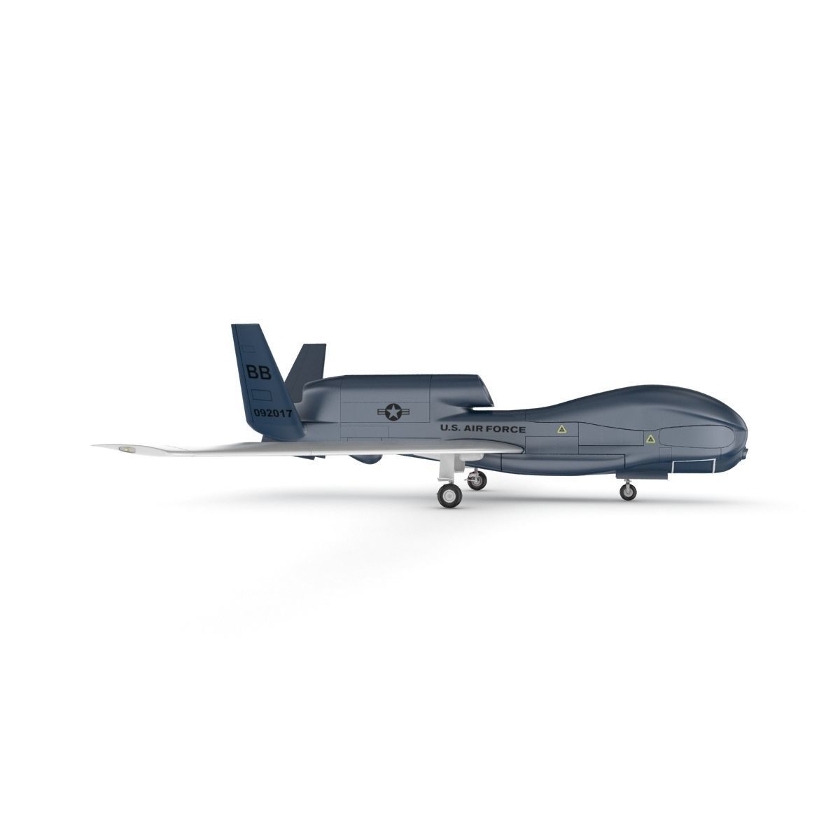 Northrop Grumman RQ-4 Global Hawk Aircraft 3D model_2
