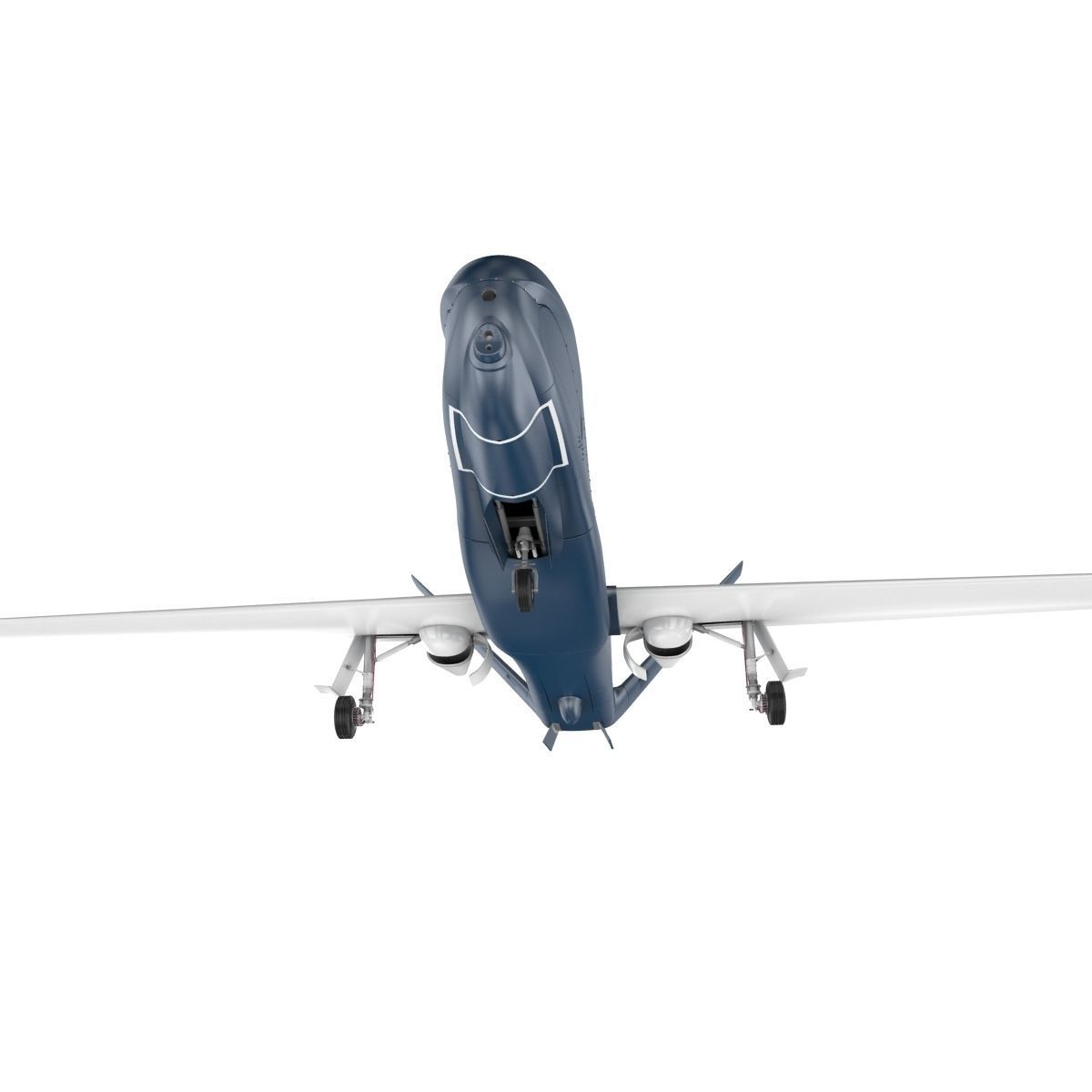 Northrop Grumman RQ-4 Global Hawk Aircraft 3D model_4