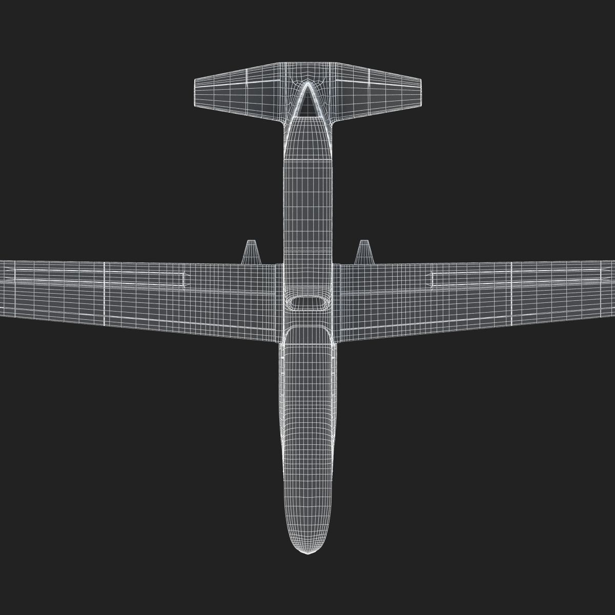 Northrop Grumman RQ-4 Global Hawk Aircraft 3D model_17
