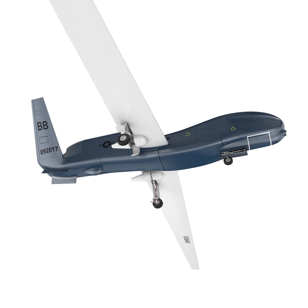 Northrop Grumman RQ-4 Global Hawk Aircraft 3D model_8