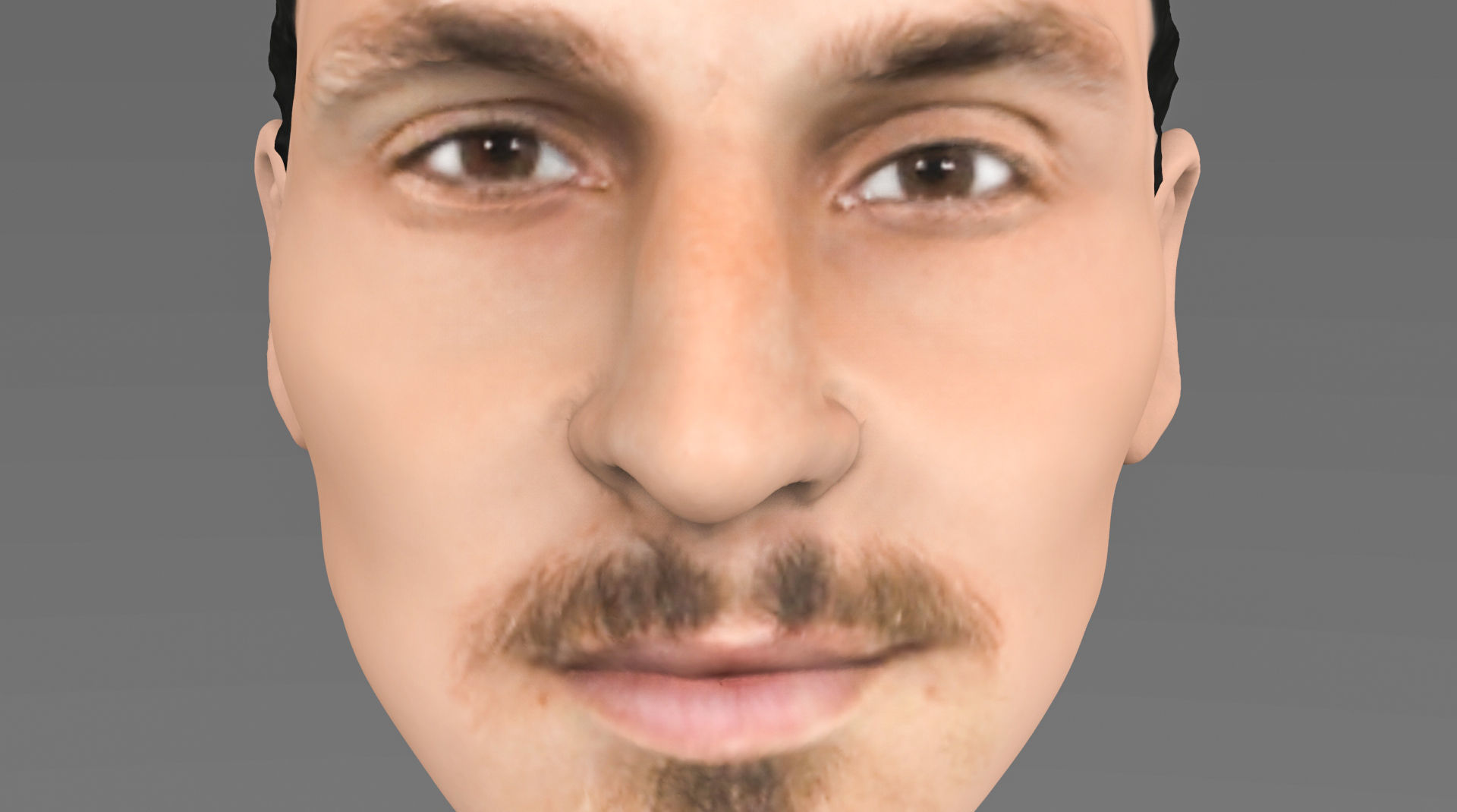 Zlatan Ibrahimovic 3D model_4