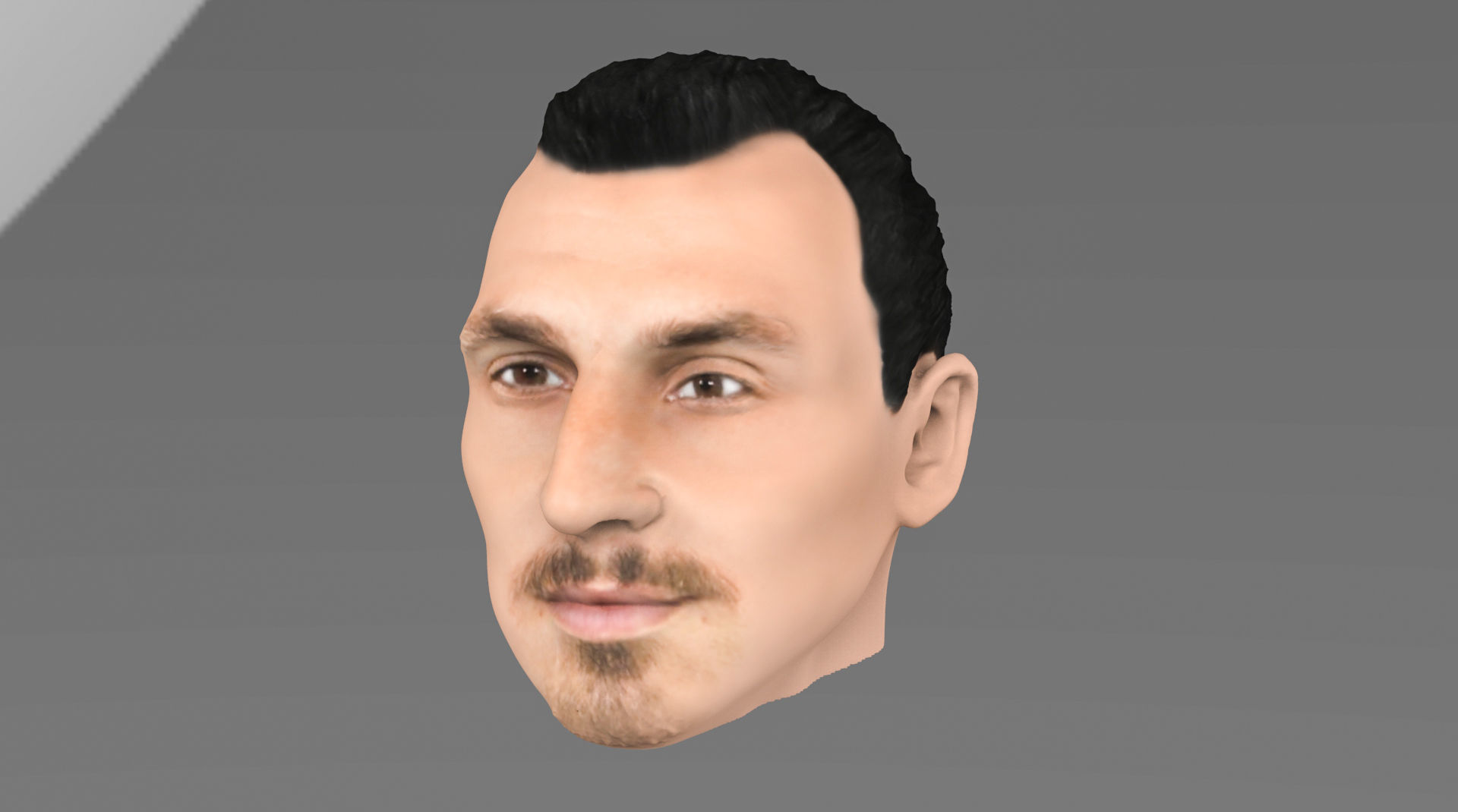 Zlatan Ibrahimovic 3D model_1