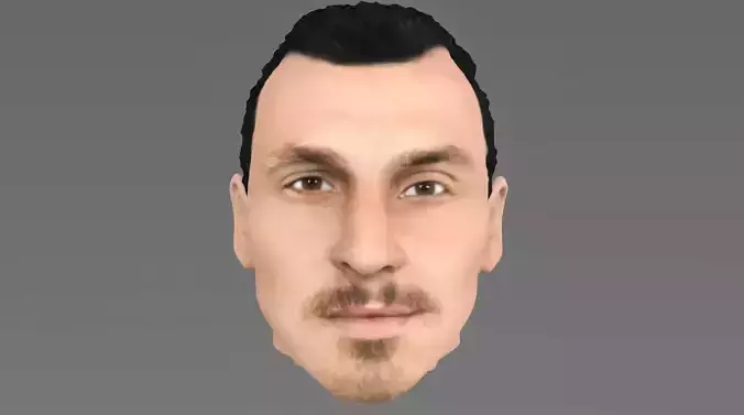 Zlatan Ibrahimovic 3D model