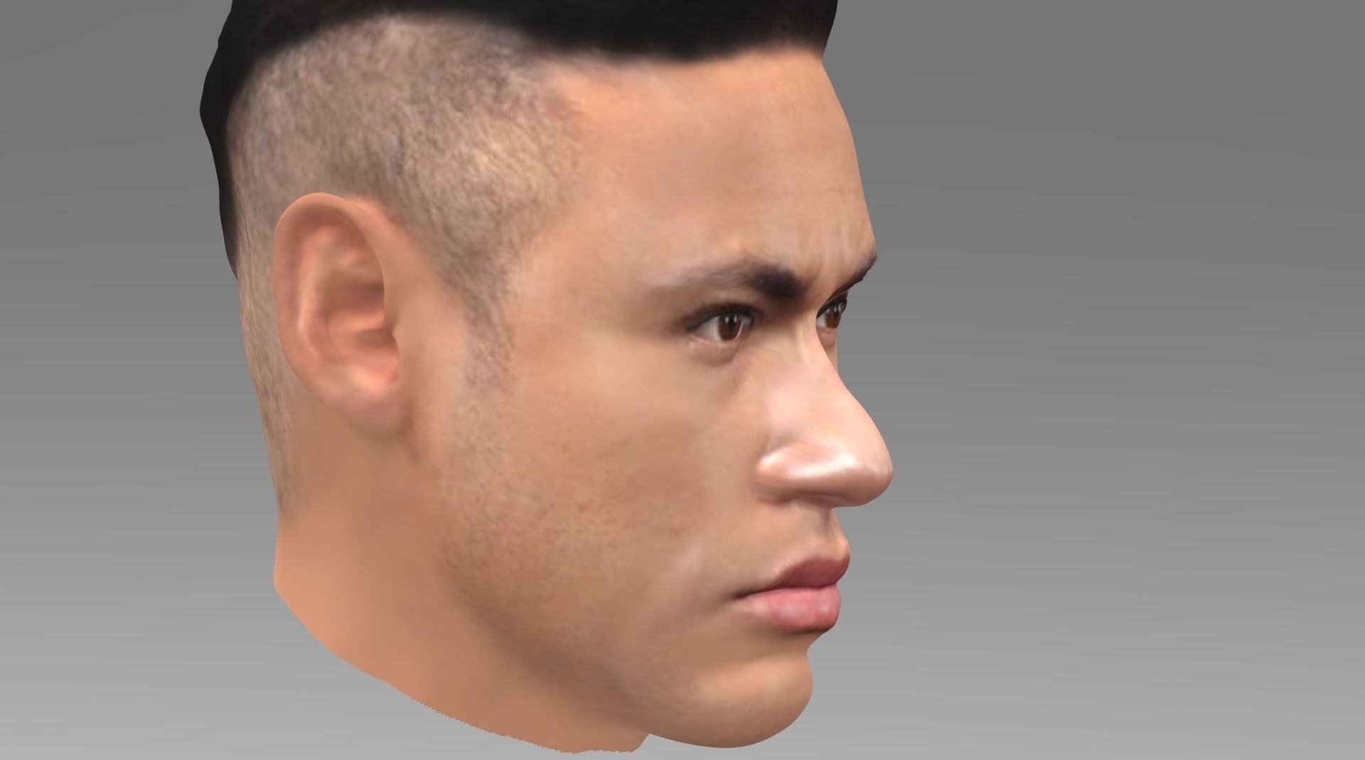 Neymar 3D model_13