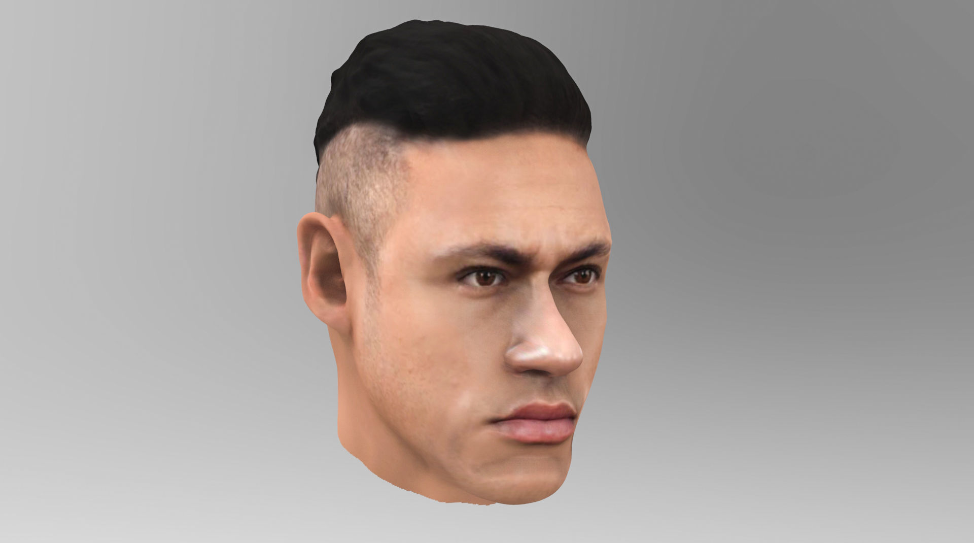 Neymar 3D model_2