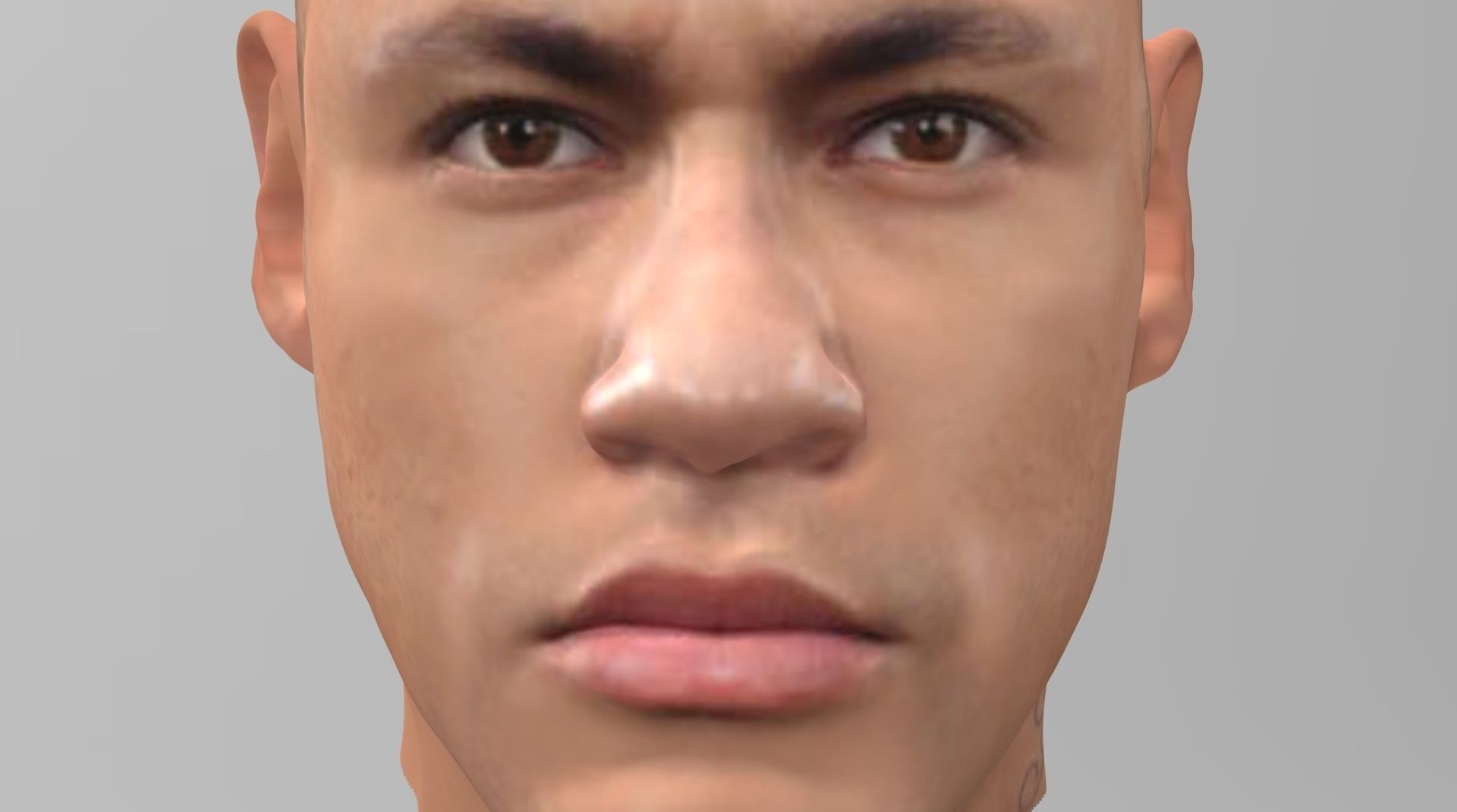 Neymar 3D model_12