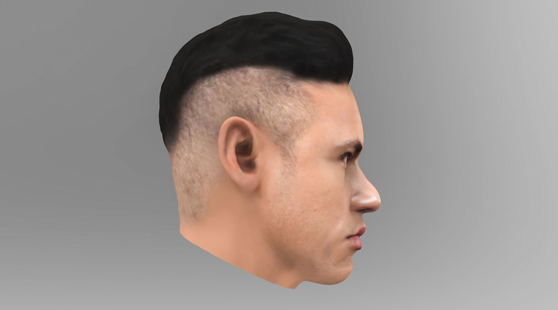 Neymar 3D model_9
