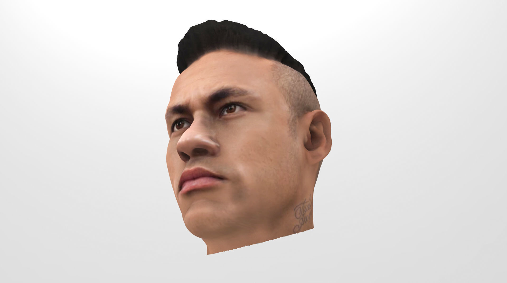 Neymar 3D model_14