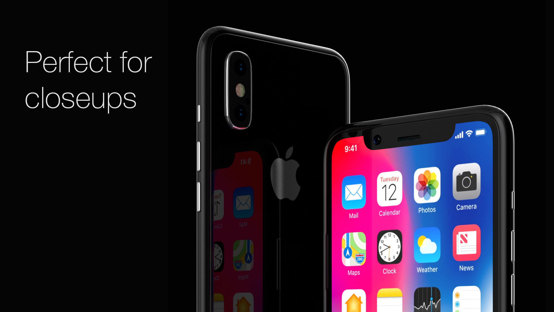 Apple Iphone X 3D model_1