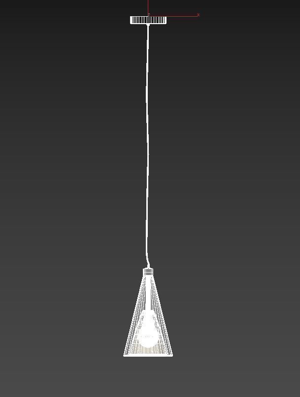 Access Pendant Light 50543-CH-CLOP Icicle Low-poly 3D model_6