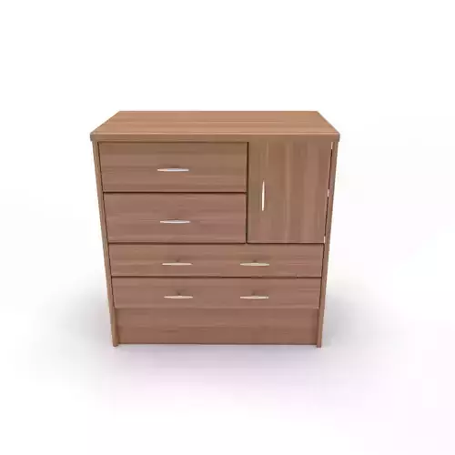 commode 3 wooden chest of drawers