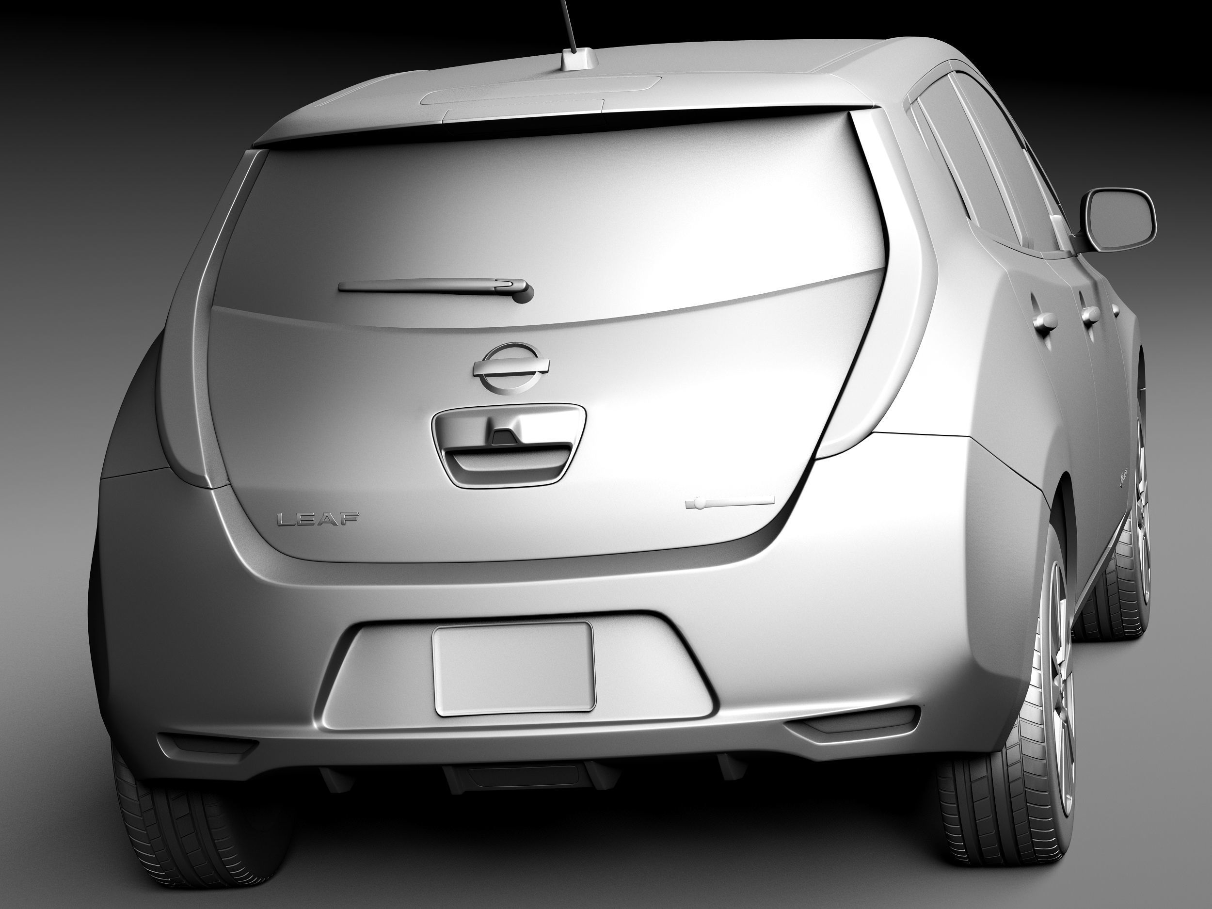 Nissan LEAF 2014 3D model_13