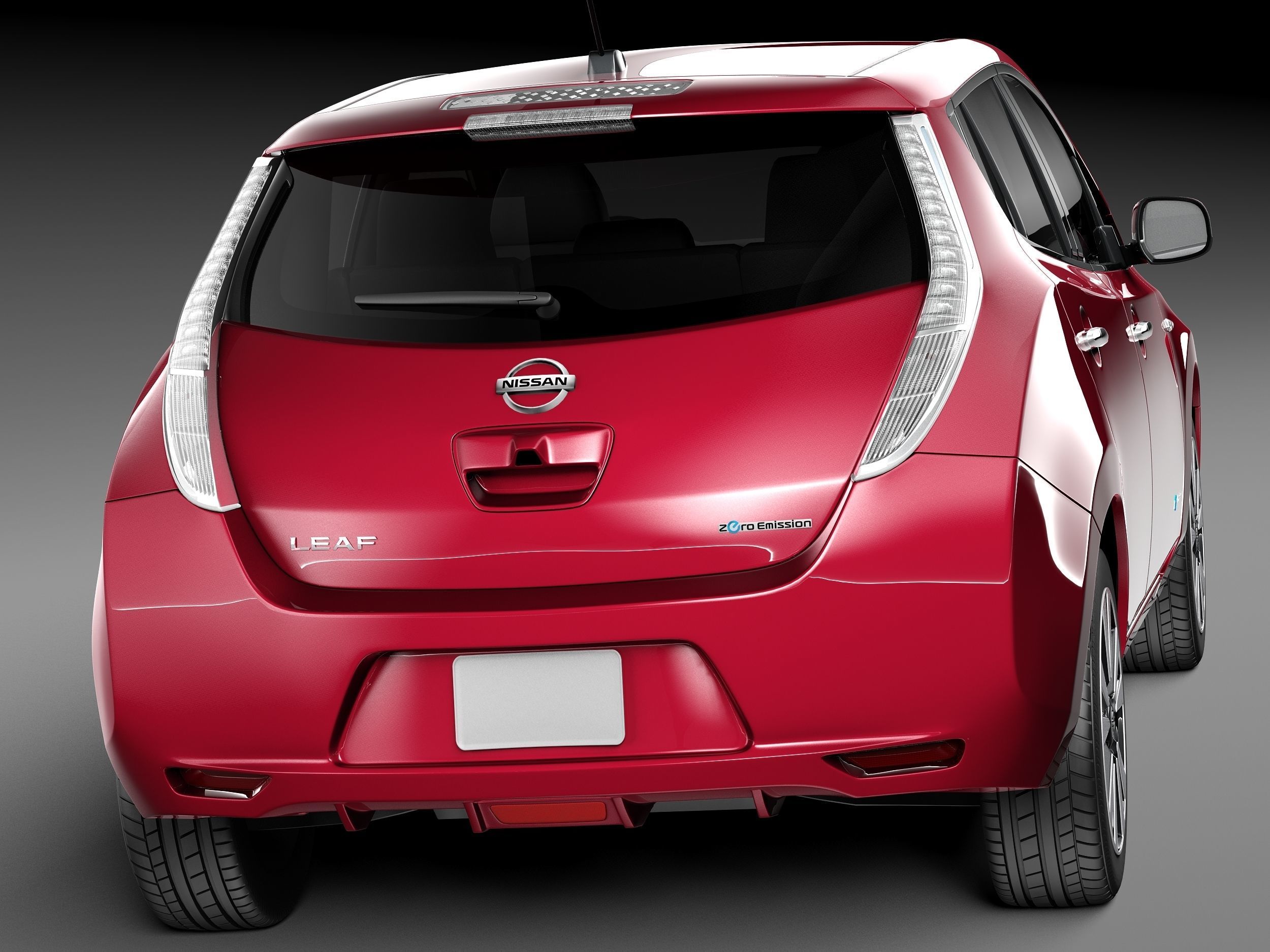 Nissan LEAF 2014 3D model_5