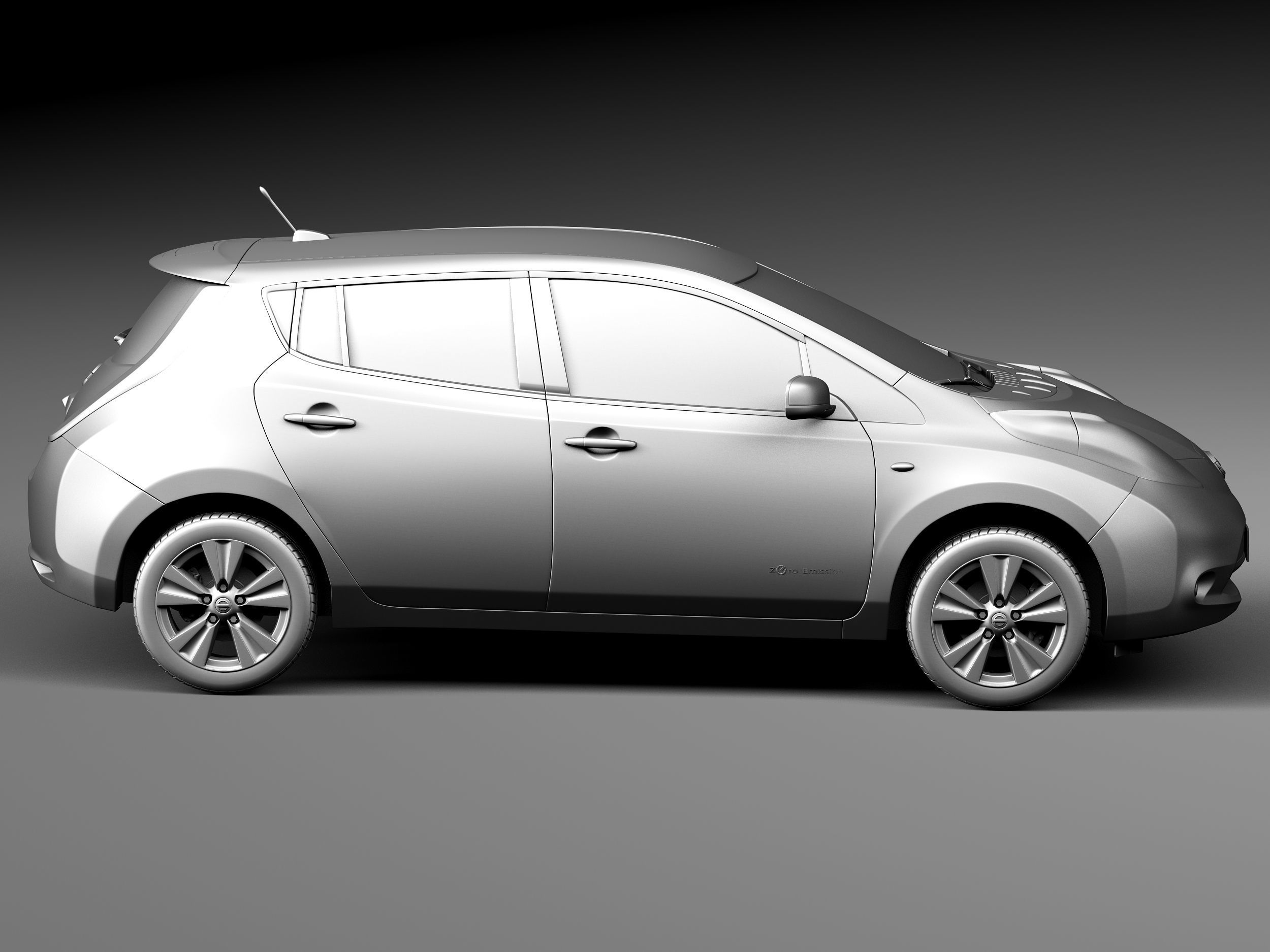 Nissan LEAF 2014 3D model_14