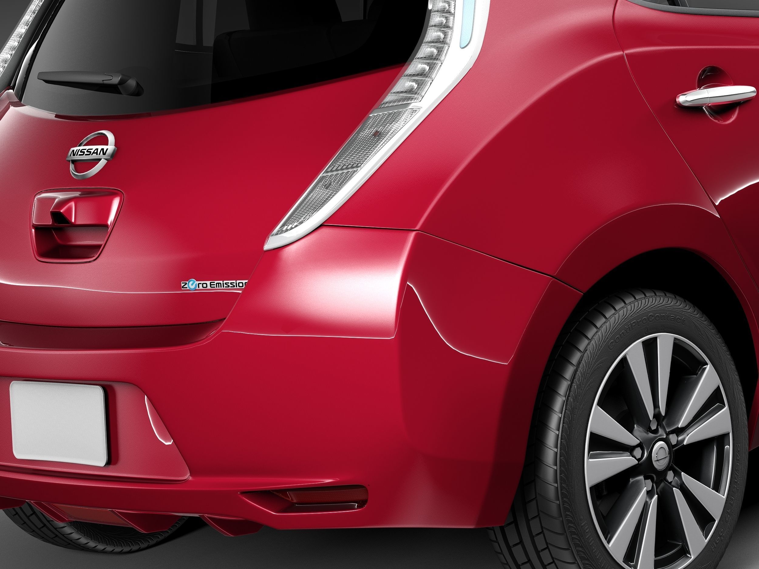 Nissan LEAF 2014 3D model_3