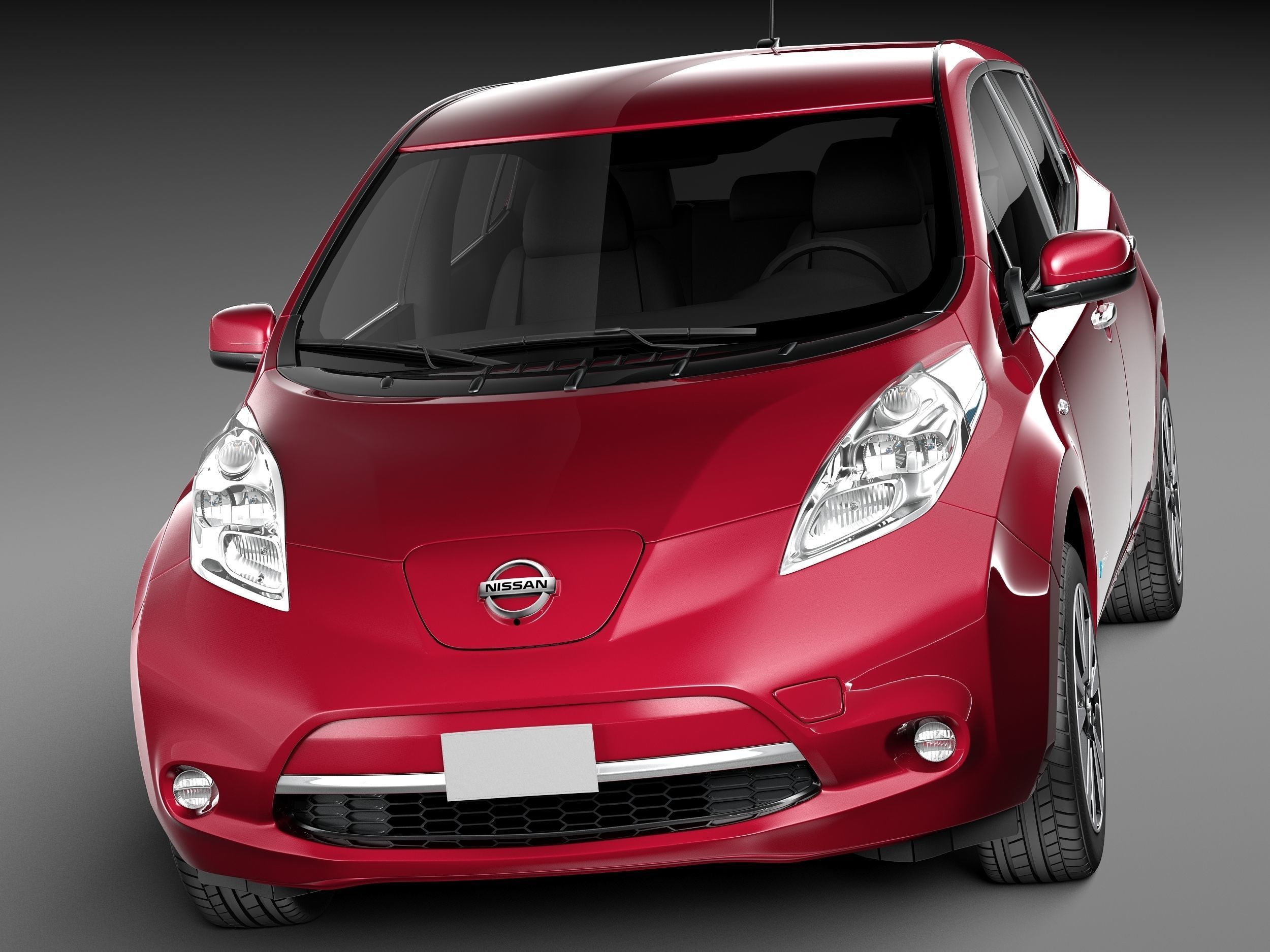 Nissan LEAF 2014 3D model_1