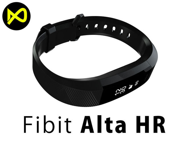 Fitbit Alta HR Black Gunmetal 3D model