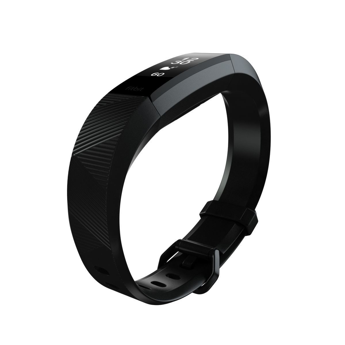 Fitbit Alta HR Black Gunmetal 3D model_3