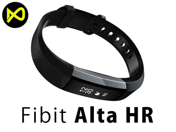 Fitbit Alta HR Black Steel 3D model
