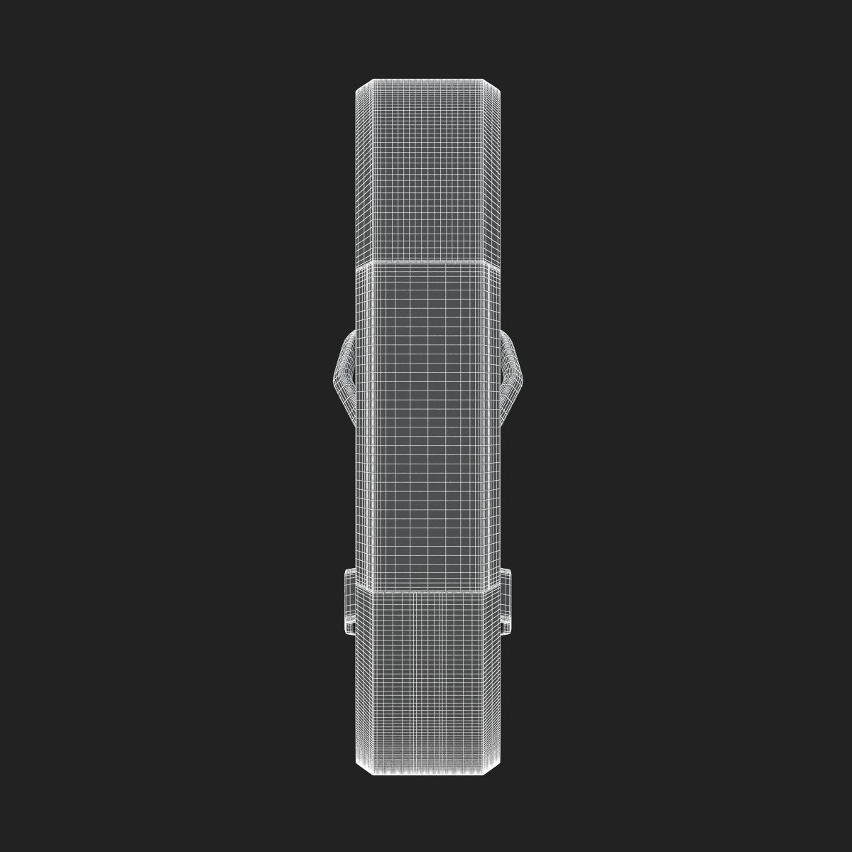 Fitbit Alta HR Blue Gray Steel 3D model_14