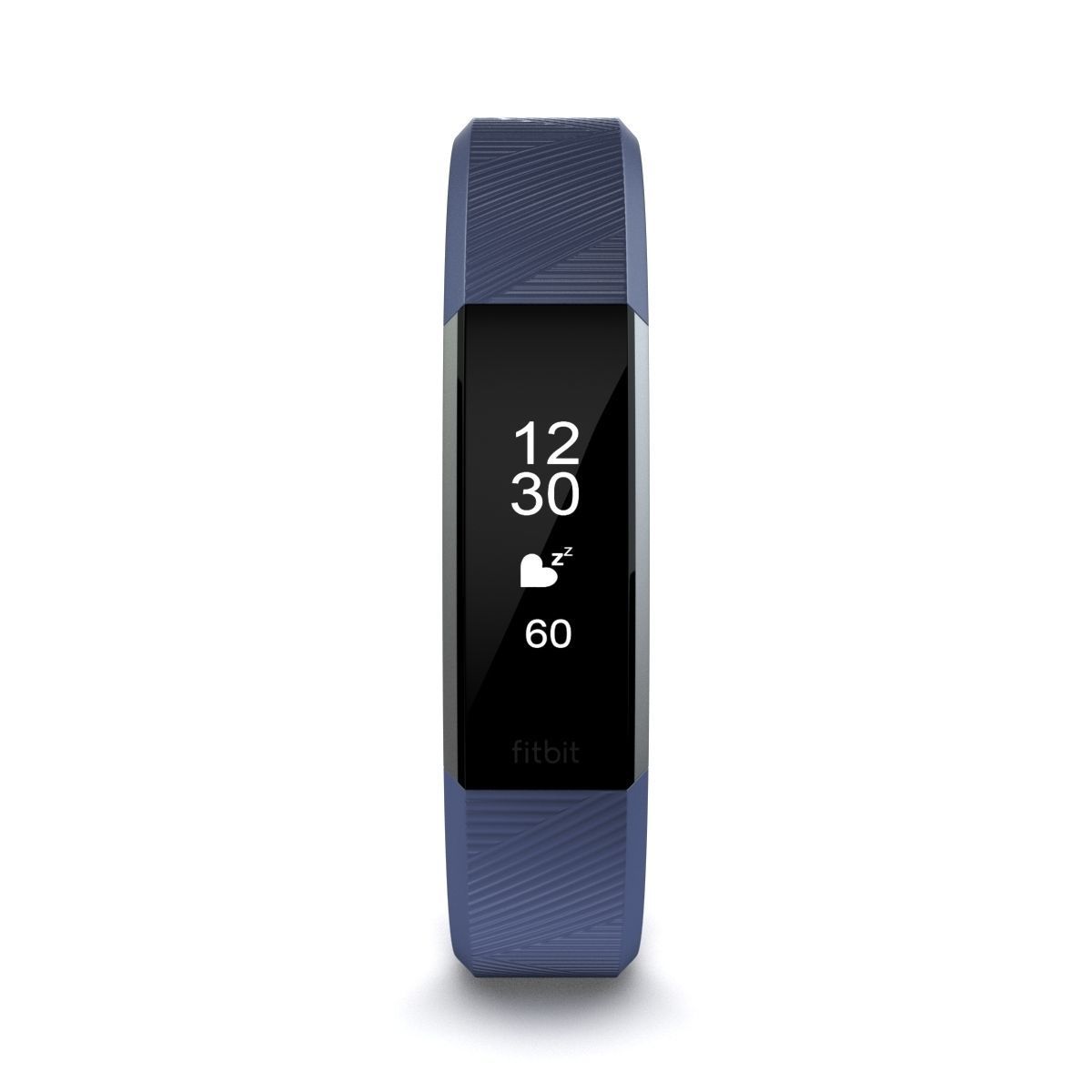 Fitbit Alta HR Blue Gray Steel 3D model_2