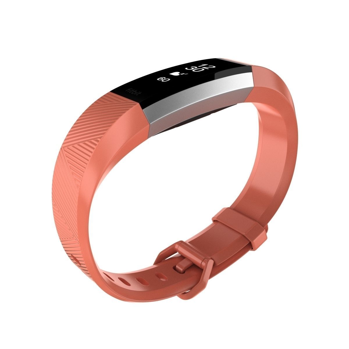 Fitbit Alta HR Coral Steel 3D model_3