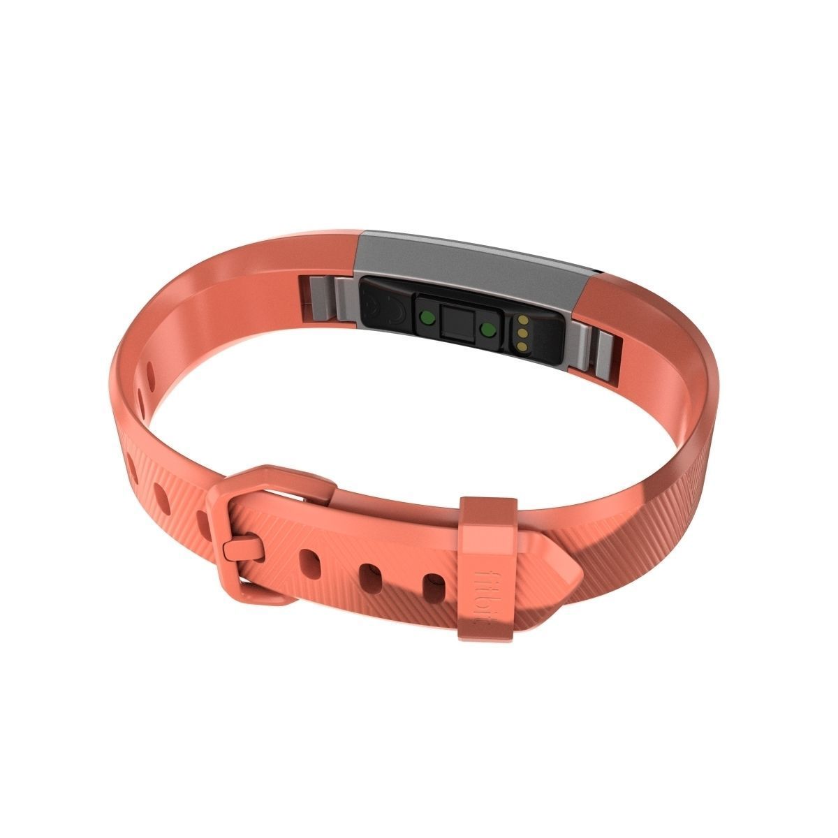 Fitbit Alta HR Coral Steel 3D model_2