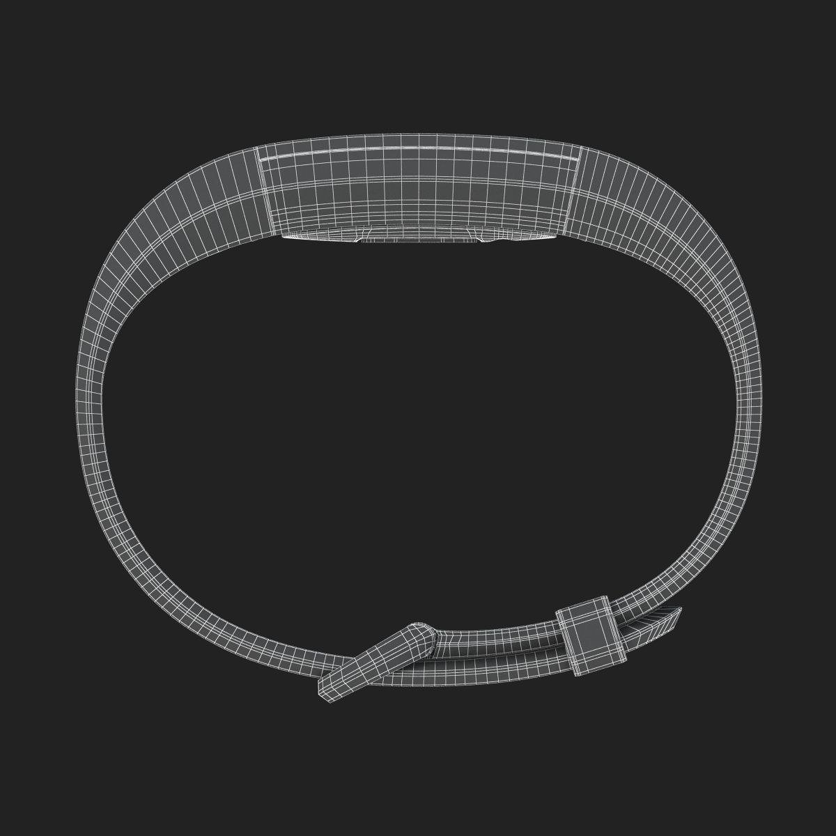 Fitbit Alta HR Coral Steel 3D model_6