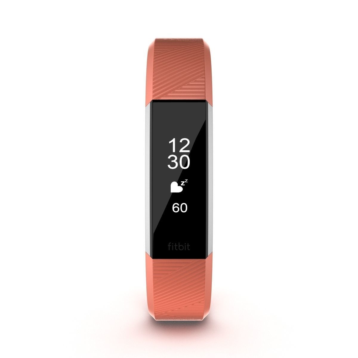 Fitbit Alta HR Coral Steel 3D model_1