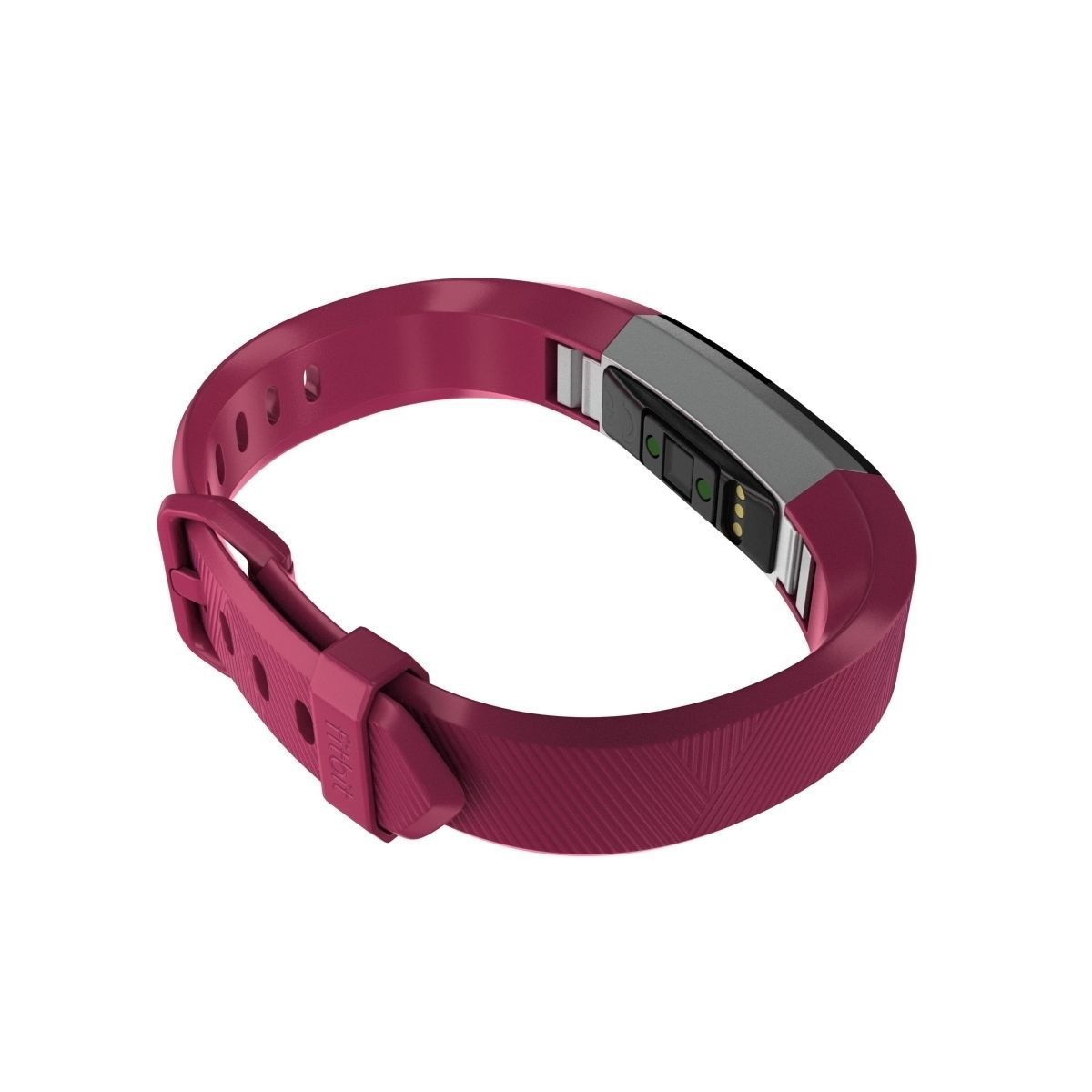 Fitbit Alta HR Fuchsia Steel 3D model_3