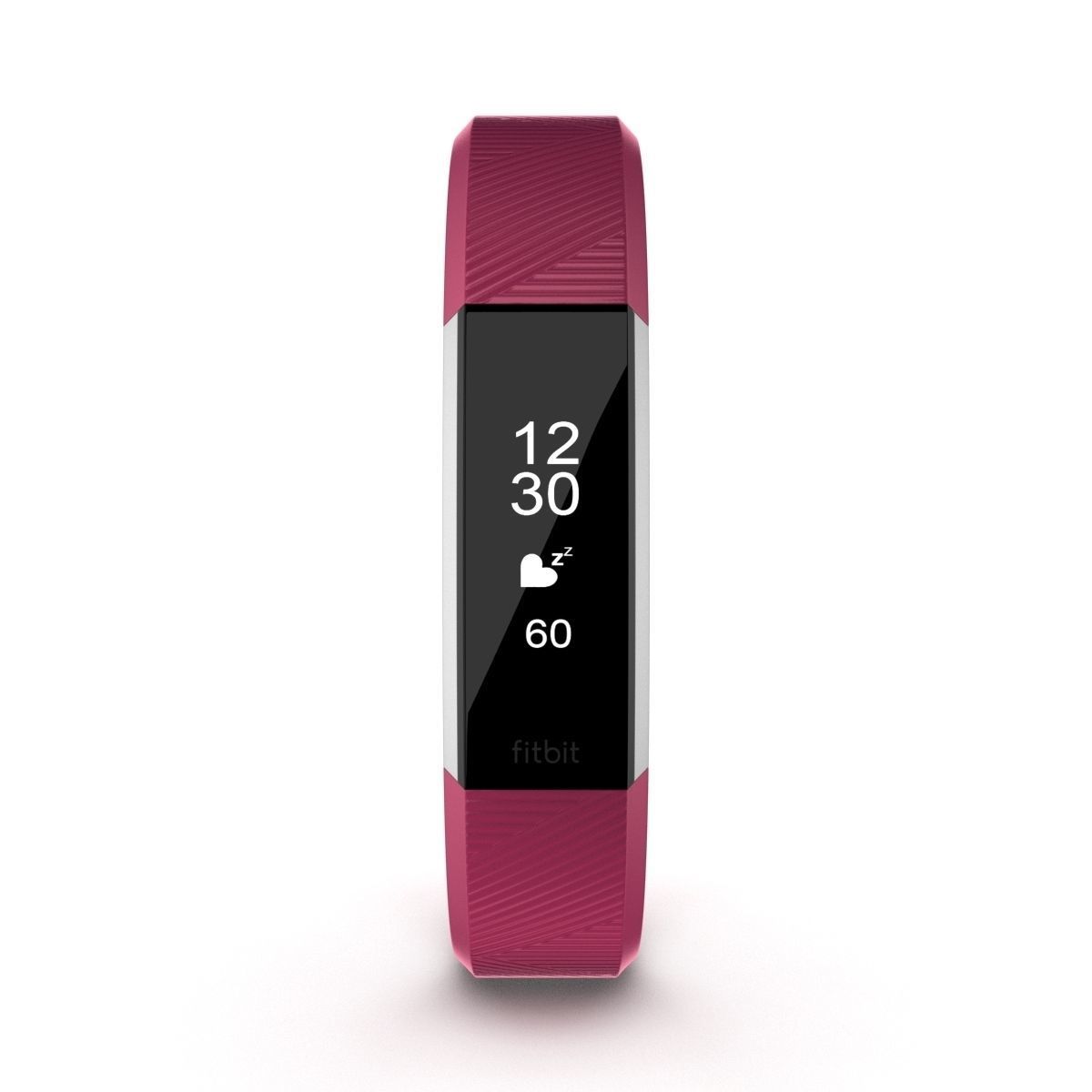 Fitbit Alta HR Fuchsia Steel 3D model_5