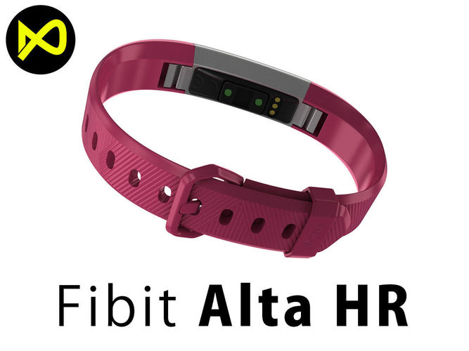 Fitbit Alta HR Fuchsia Steel 3D model