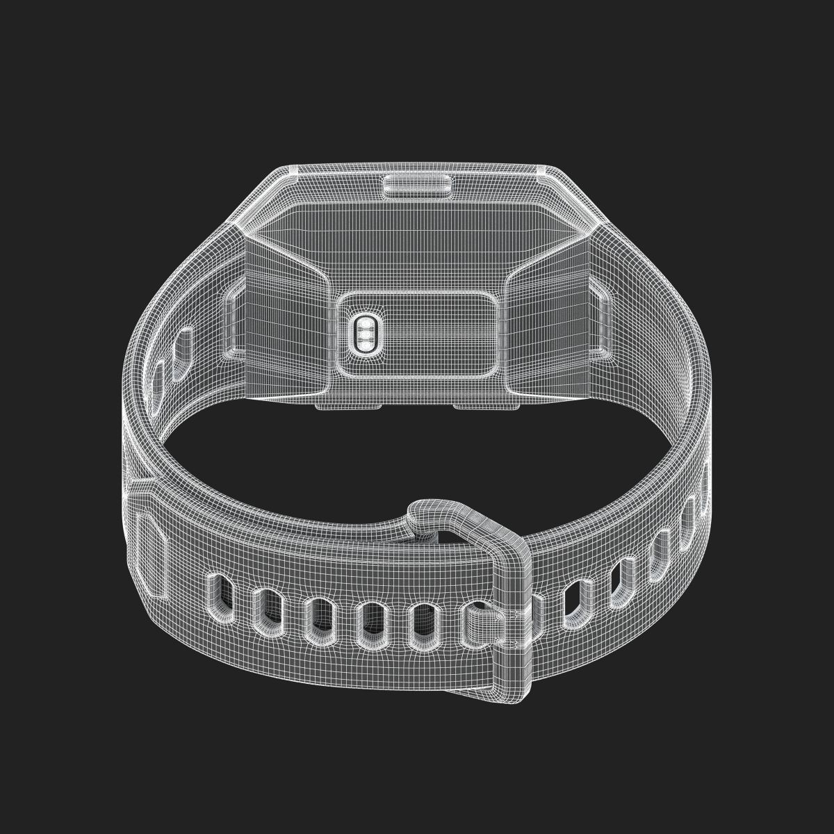 Fitbit Ionic Charcoal 3D model_11