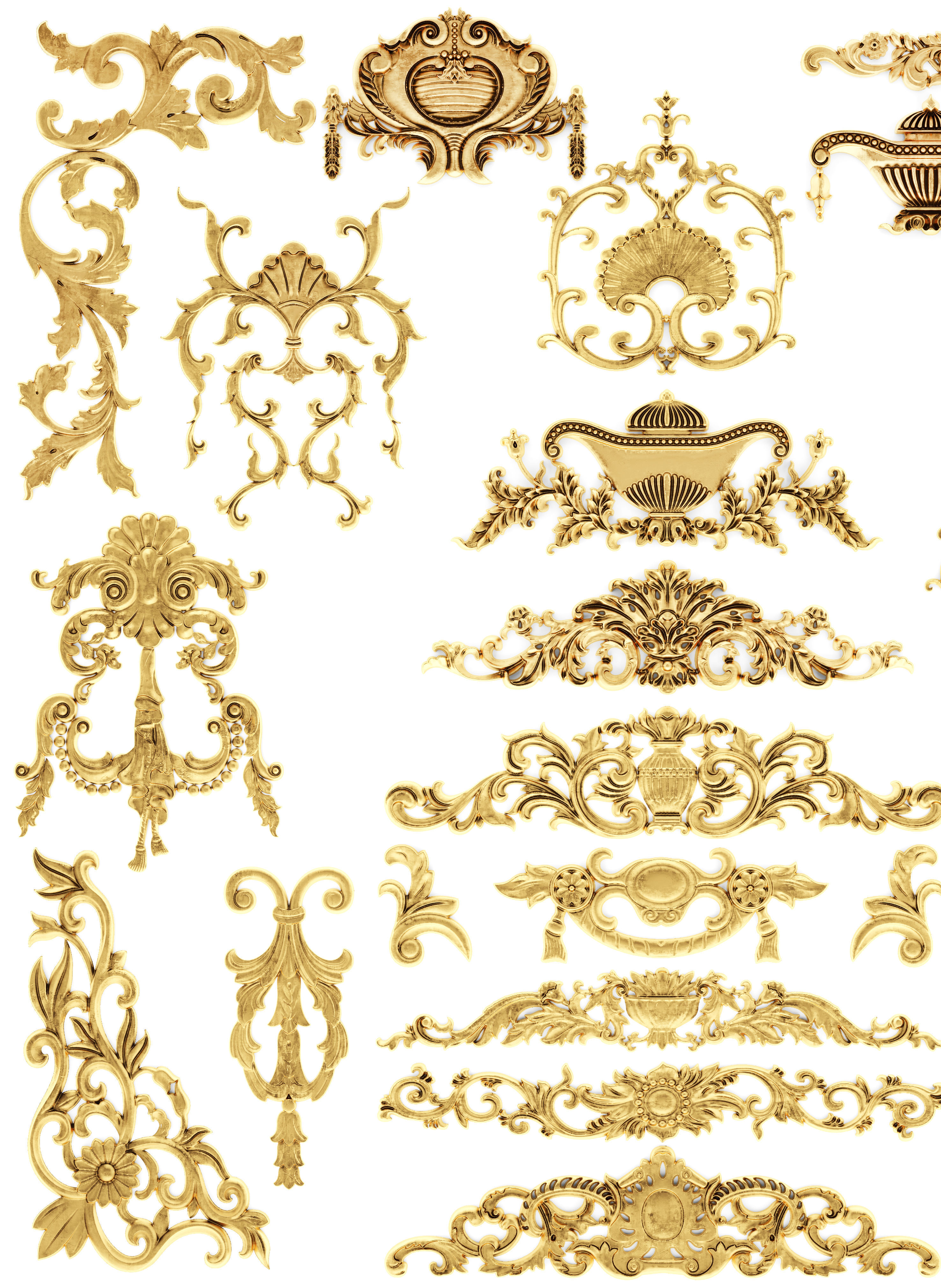 Cartouches SET 32 3D model_15