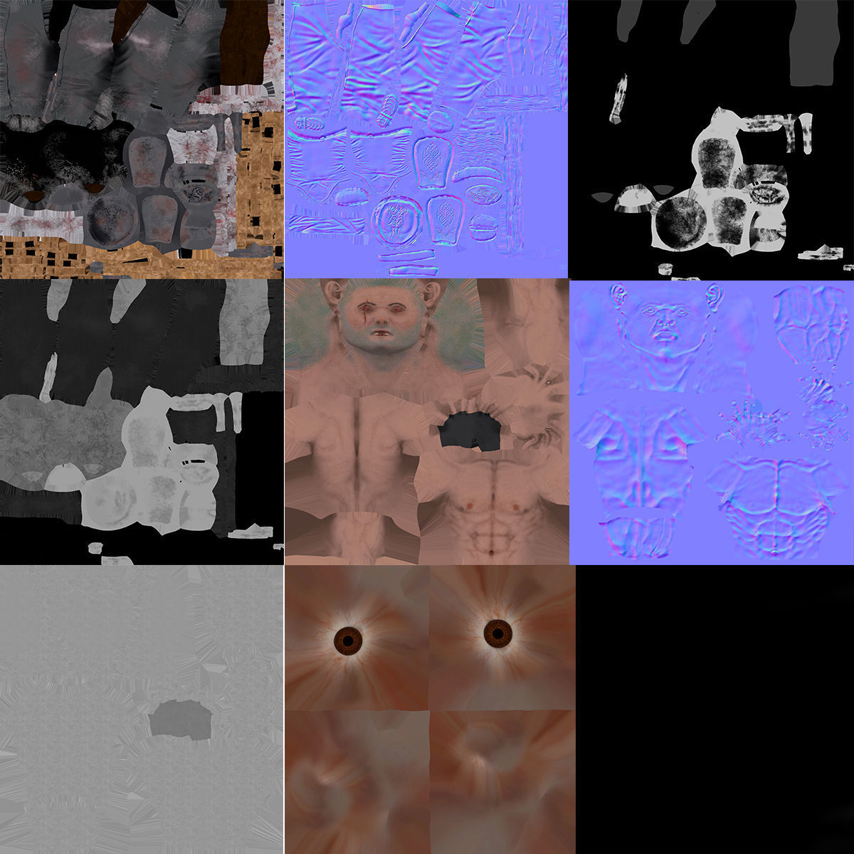 Warrior V01 Low-poly 3D model_14