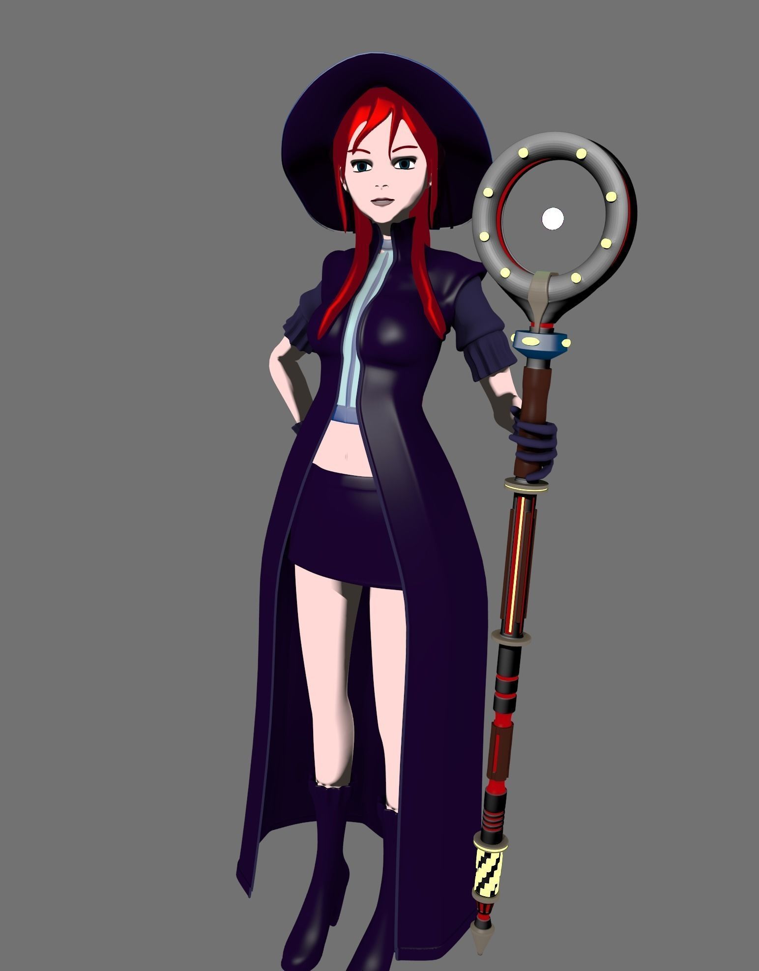 Witch Girl 3D model