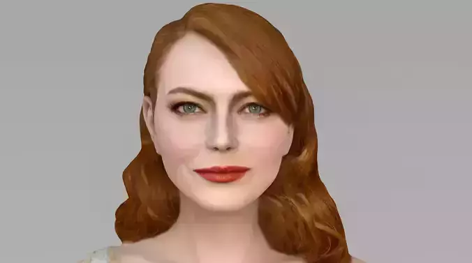 Emma Stone 3D model