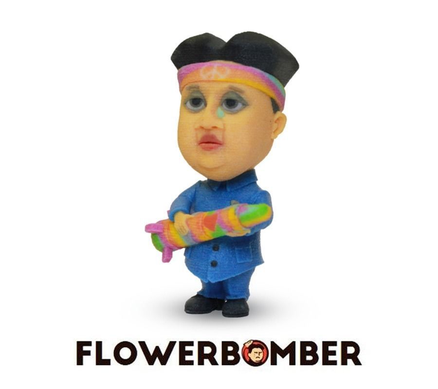 LONELY KIM 3D cartoon character of Kim Jong Un 3D print model_6