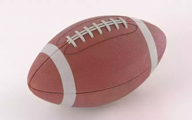 American Football Ball 3D model