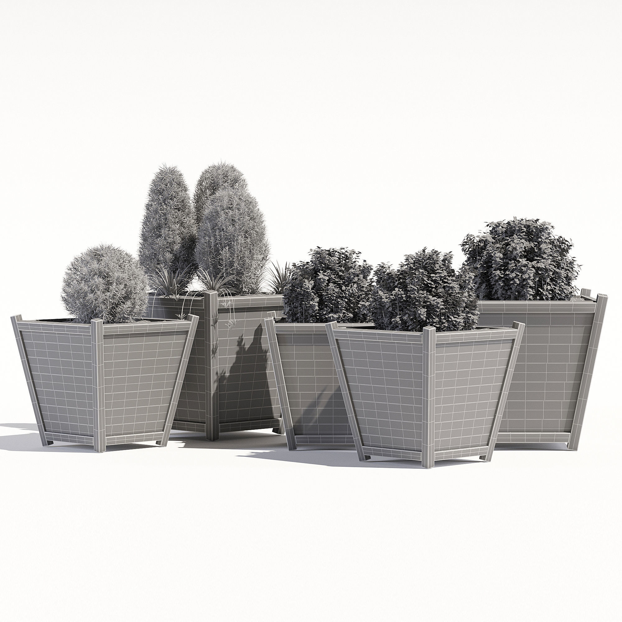 Tapered liz frances 3D model_6