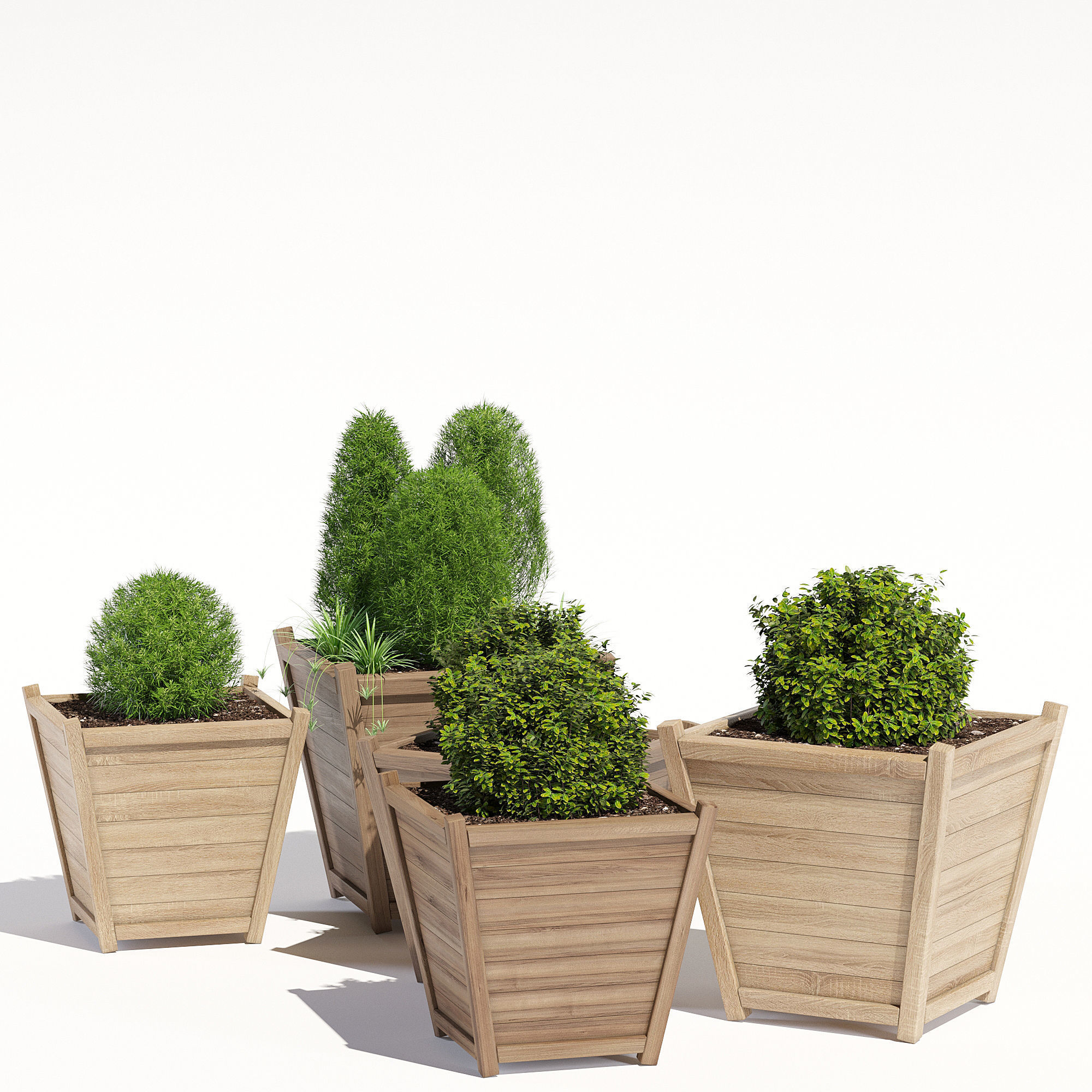 Tapered liz frances 3D model_2