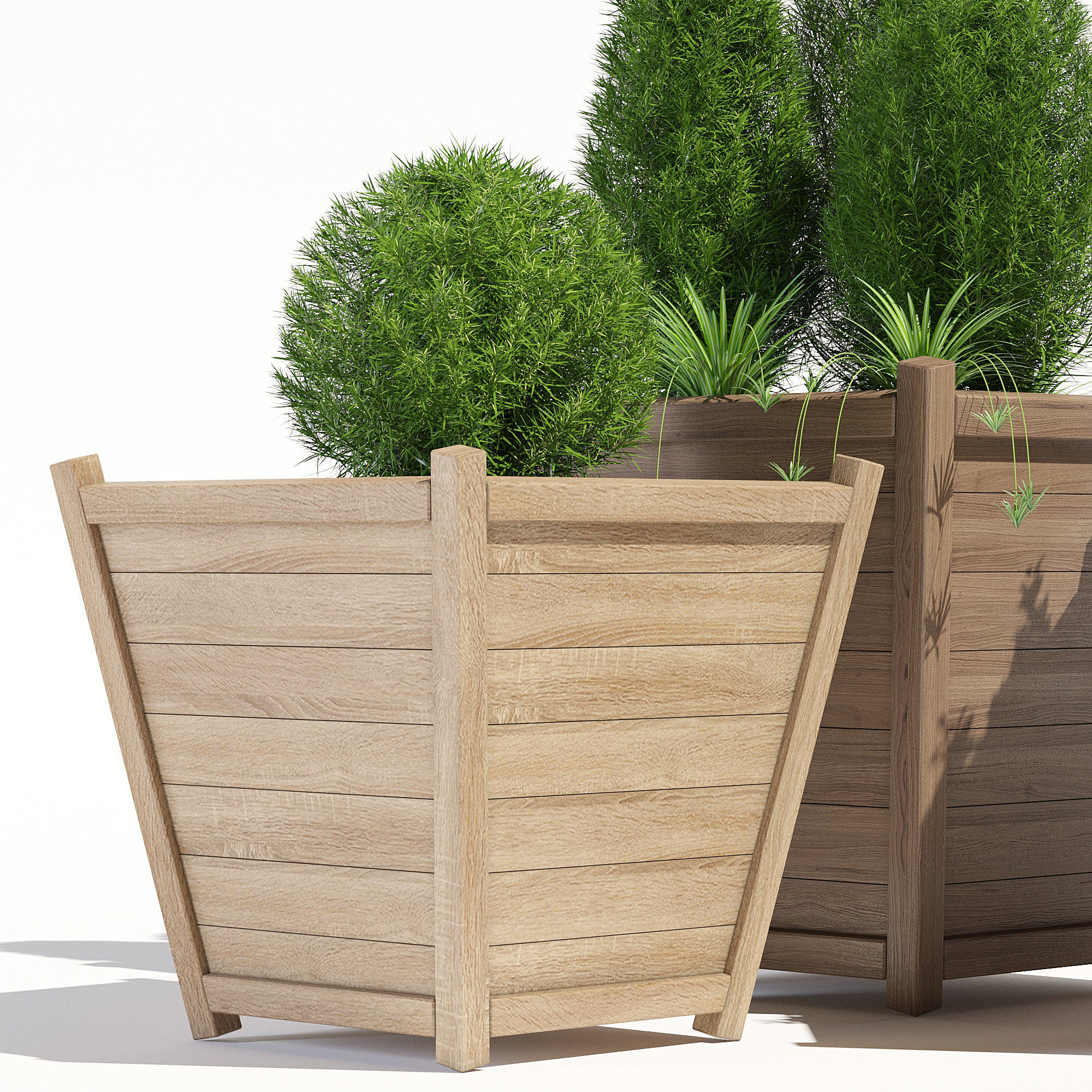 Tapered liz frances 3D model_5