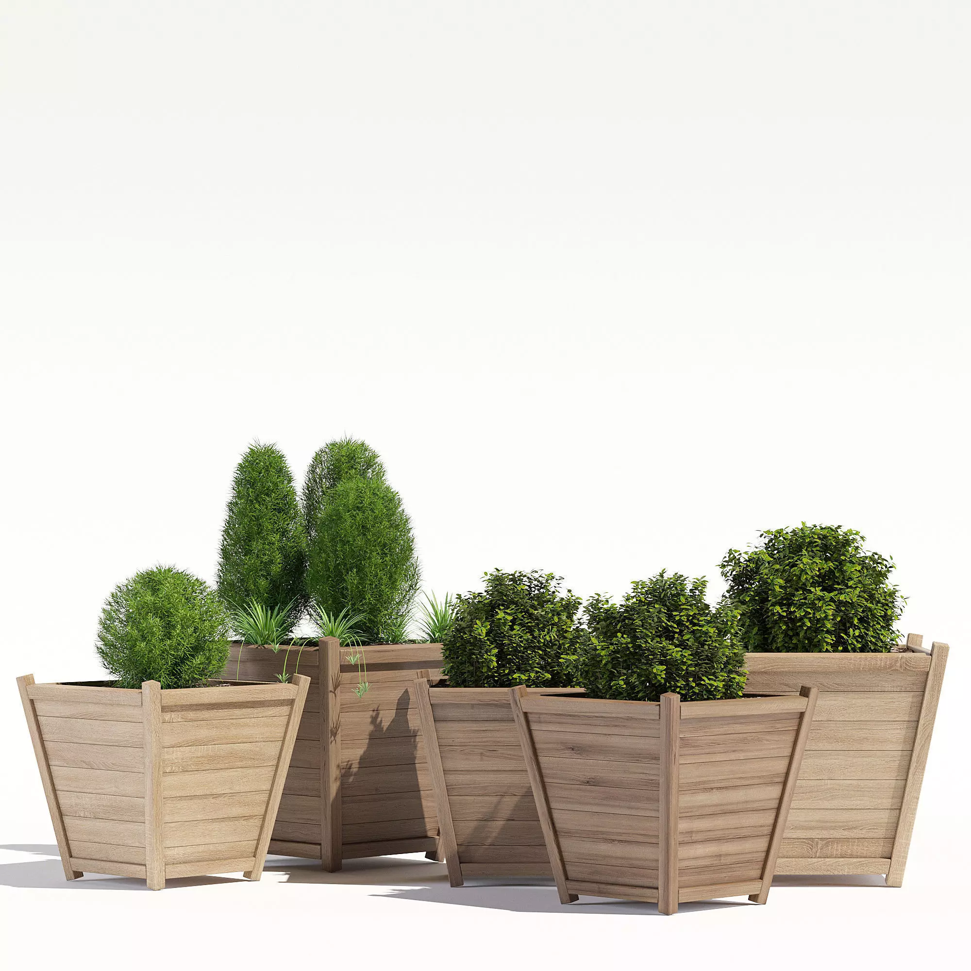 Tapered liz frances 3D model_0