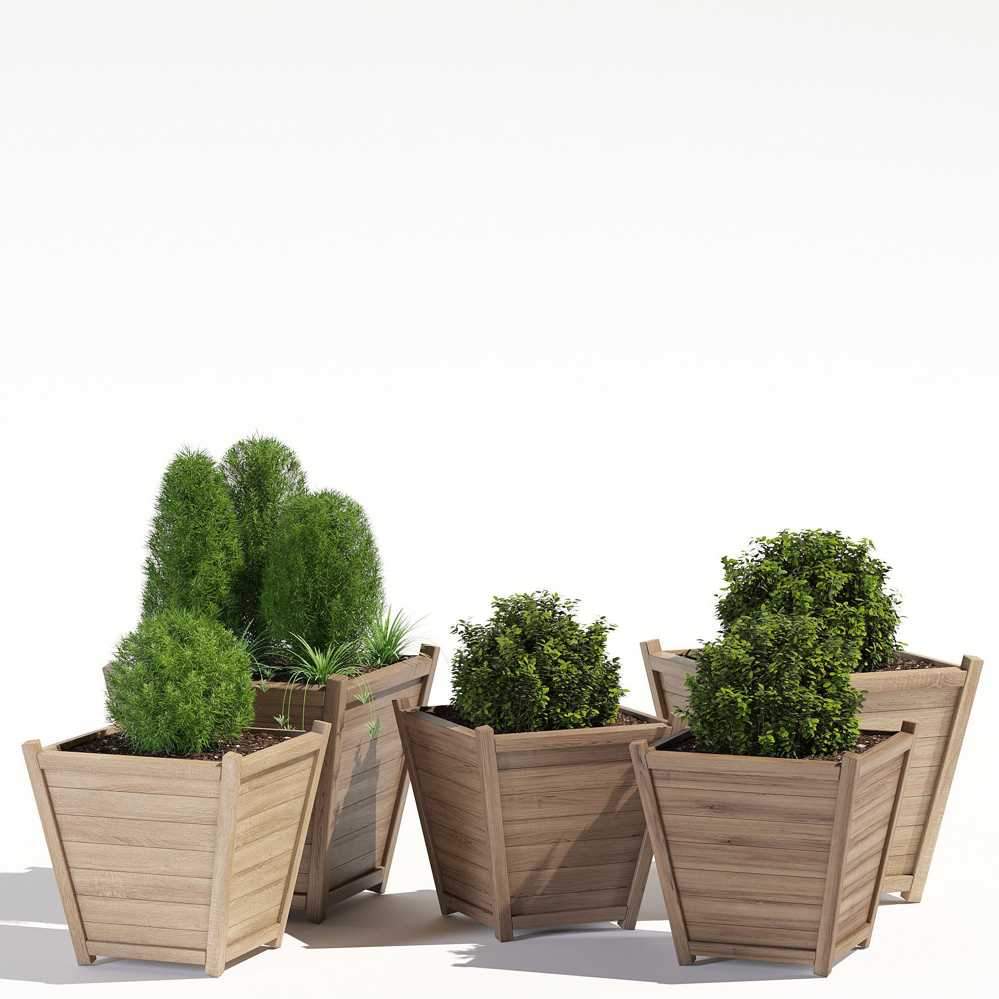 Tapered liz frances 3D model_1