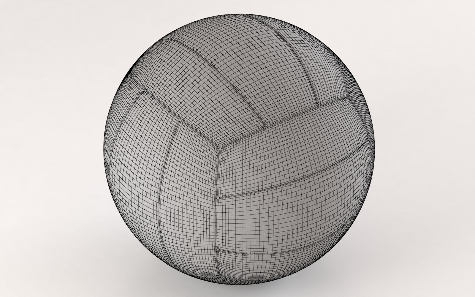 Voleyball Ball 3D model_3
