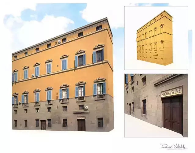 Apartment House 178 Low Poly