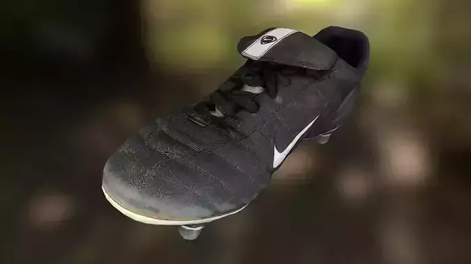 Soccer shoe low poly 3D model Low-poly 3D model