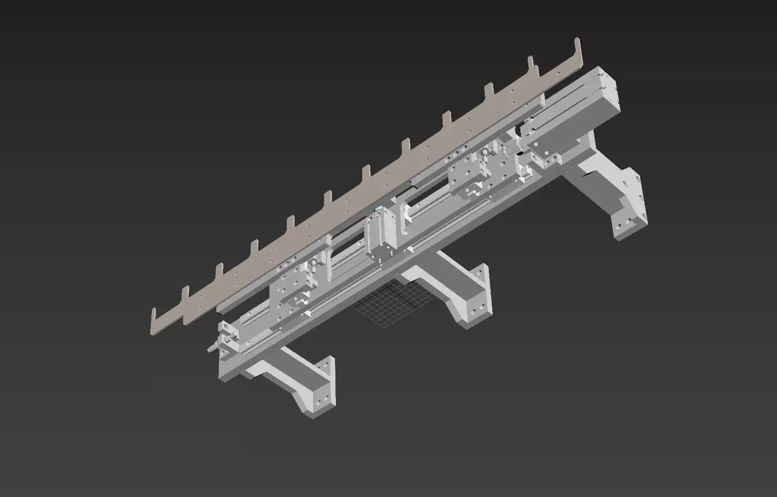 Equidistant loading mechanism 3D model_0
