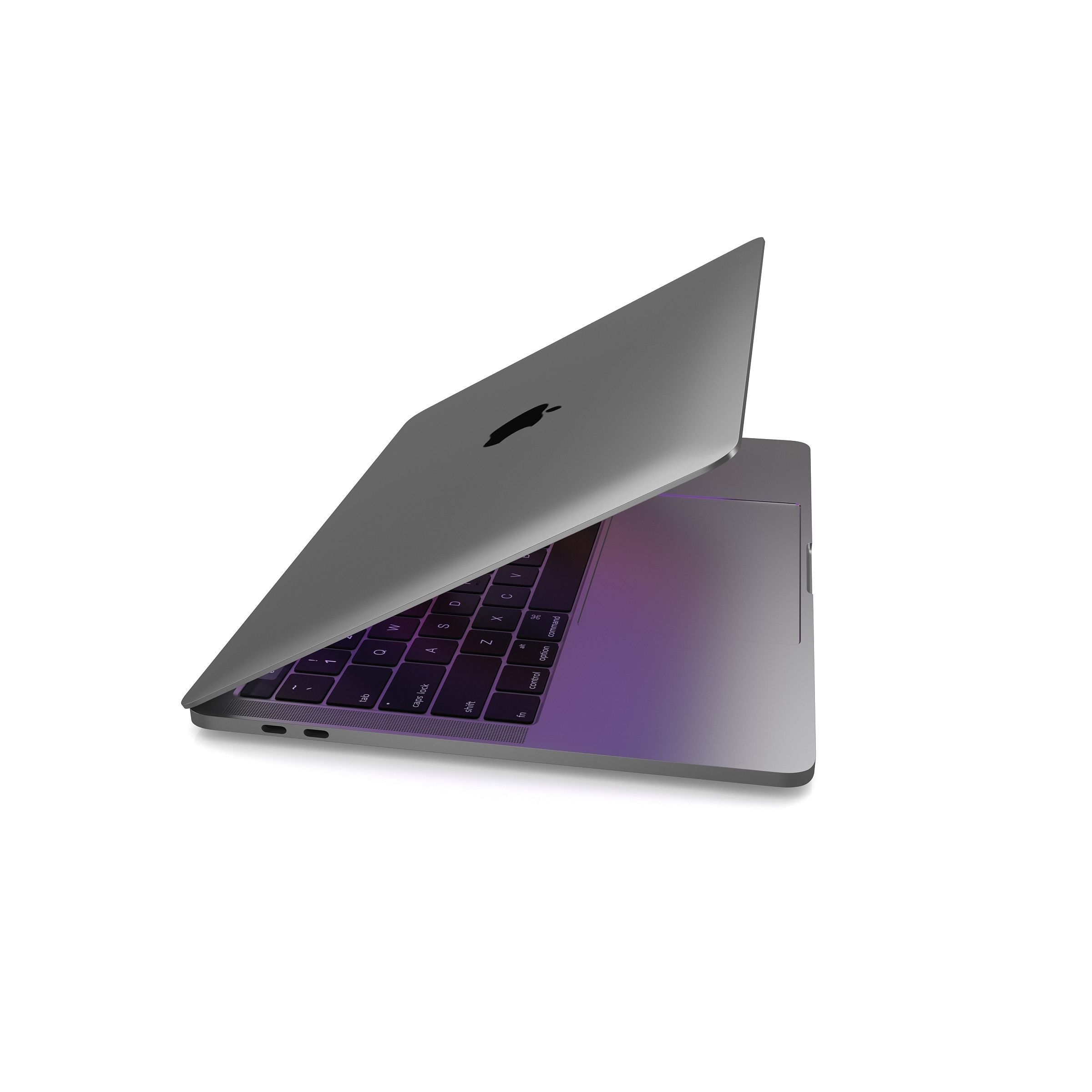 MacBook Pro 13 Inch A1706 Touch Bar Gray 3D model_5